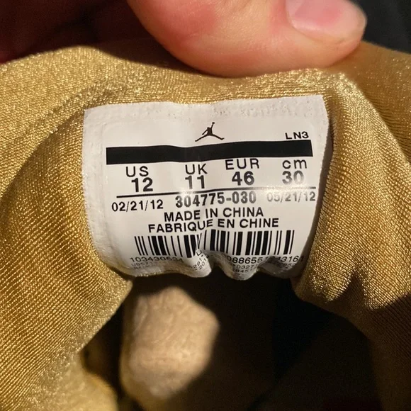 Jordan 7 Golden Moments “GMP” - Picture 11 of 12